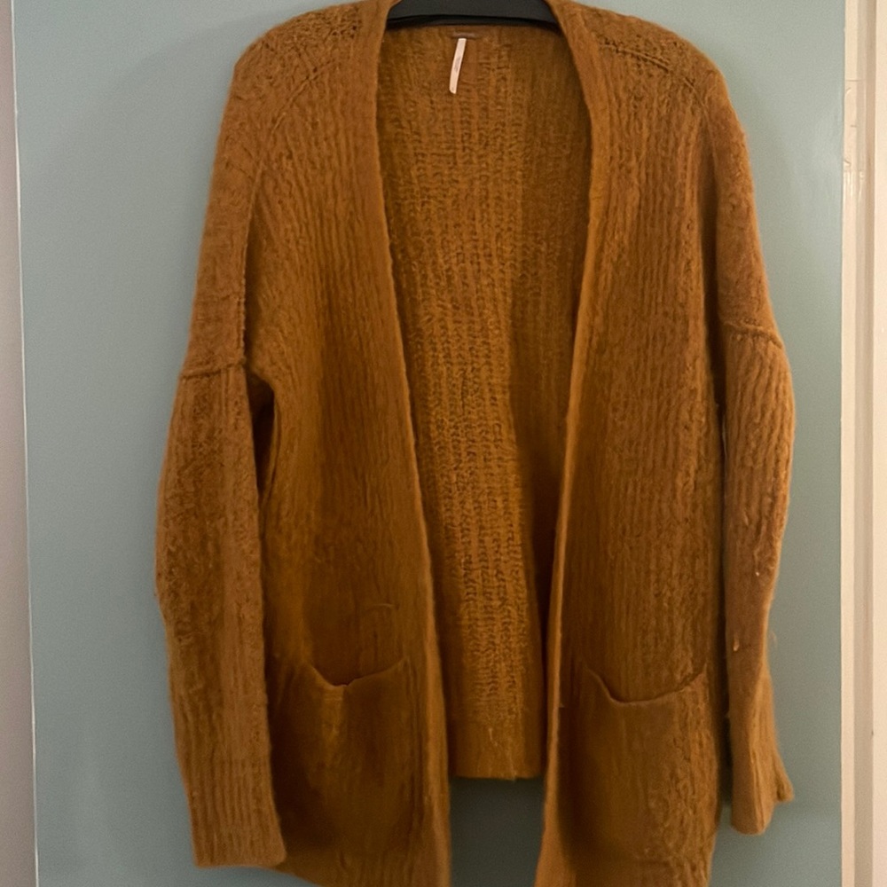 Small free people long cardigan